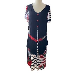 Galaxy dress size large made in Canada